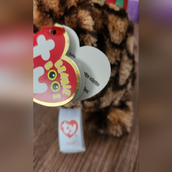 Beanie baby boos, Wise the owl with scarf. Bday sept 20 - Picture 4 of 7